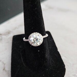 Moissanite 925 Sterling Silver 1.0ct - Sz 5